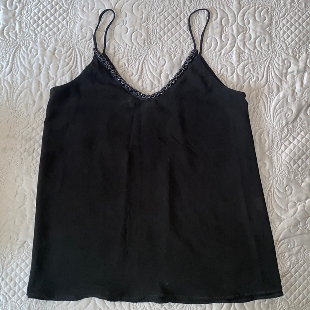 Zara Double Lined Black Camisole Top